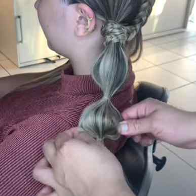 how to do bubble braid hairstyle