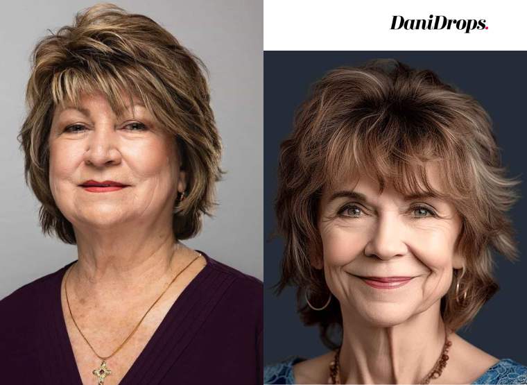 05 corte de pelo corto y picado para mujeres de 60 años. Corte de pelo bob corto para mujeres mayores de 60 años
