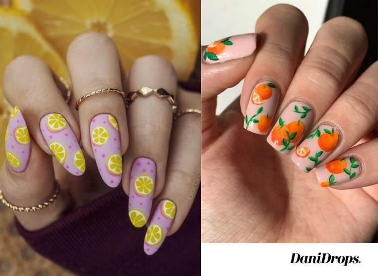 Belleza tropical: uñas con diseños de frutas para darle color a tu rutina