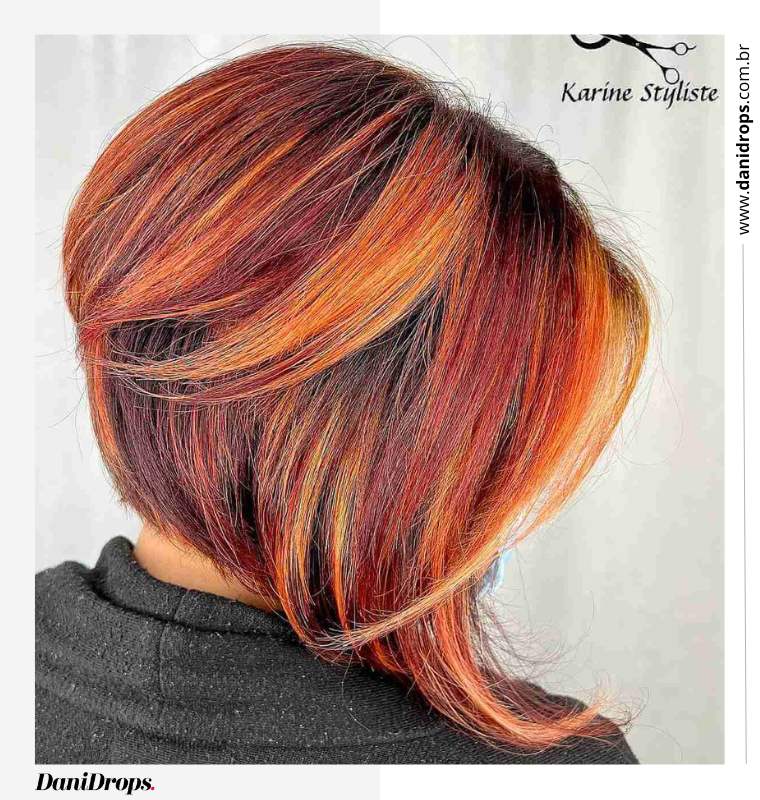 02 Corte de pelo bob cóncavo para mechones gruesos Corte de pelo bob cóncavo para mechones gruesos