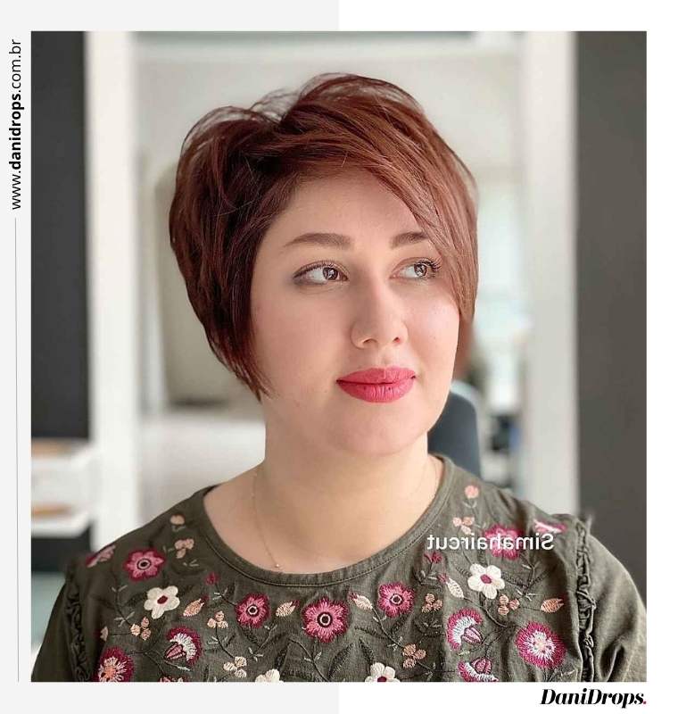 07 Corte de pelo Pixie con flequillo lateral Corte de pelo pixie con flequillo lateral