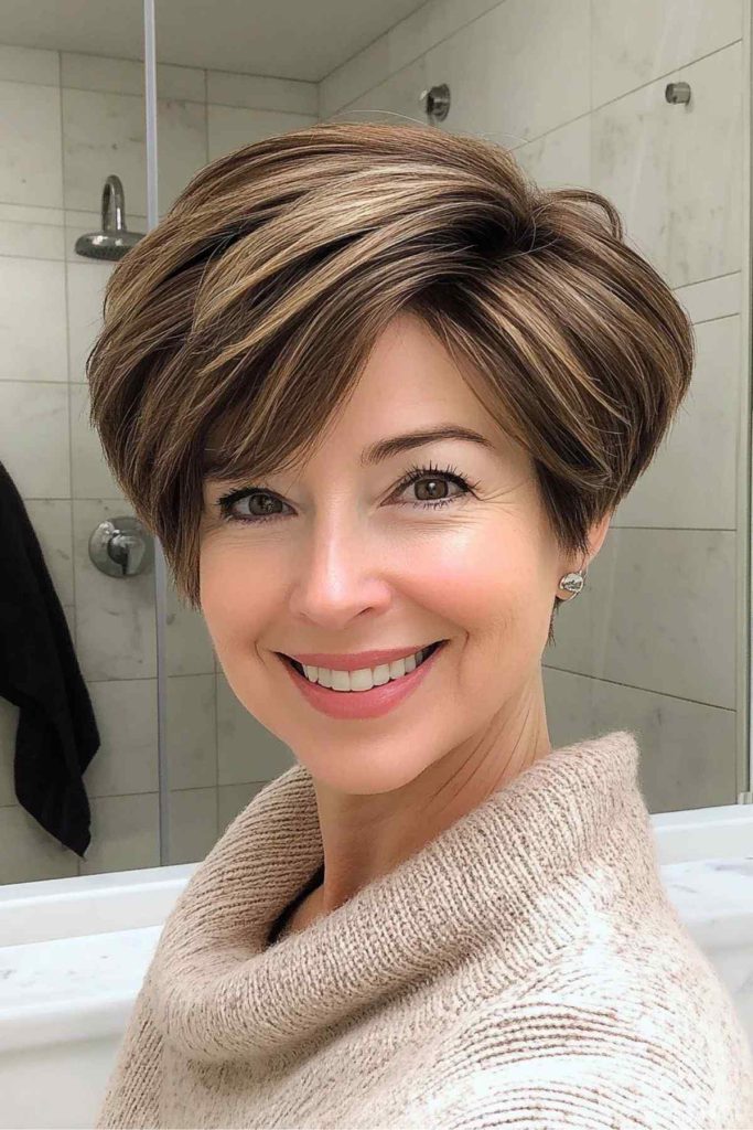 Pixie cut haircut for women over 40 1 Pixie cut haircut for women over 40 (3)