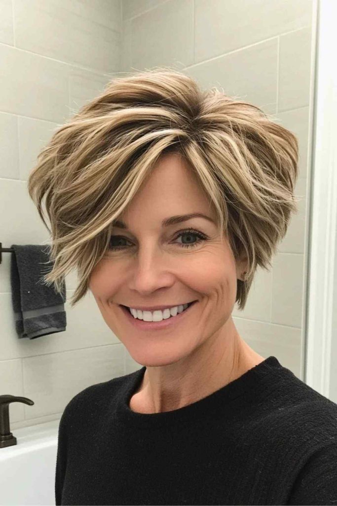 Pixie cut haircut for women over 40 2 Pixie cut haircut for women over 40 (3)