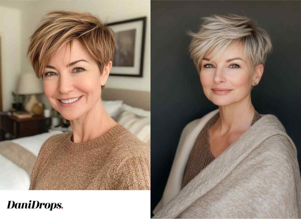 Pixie cut haircut for women 40 and 30 Pixie cut haircut for women over 40