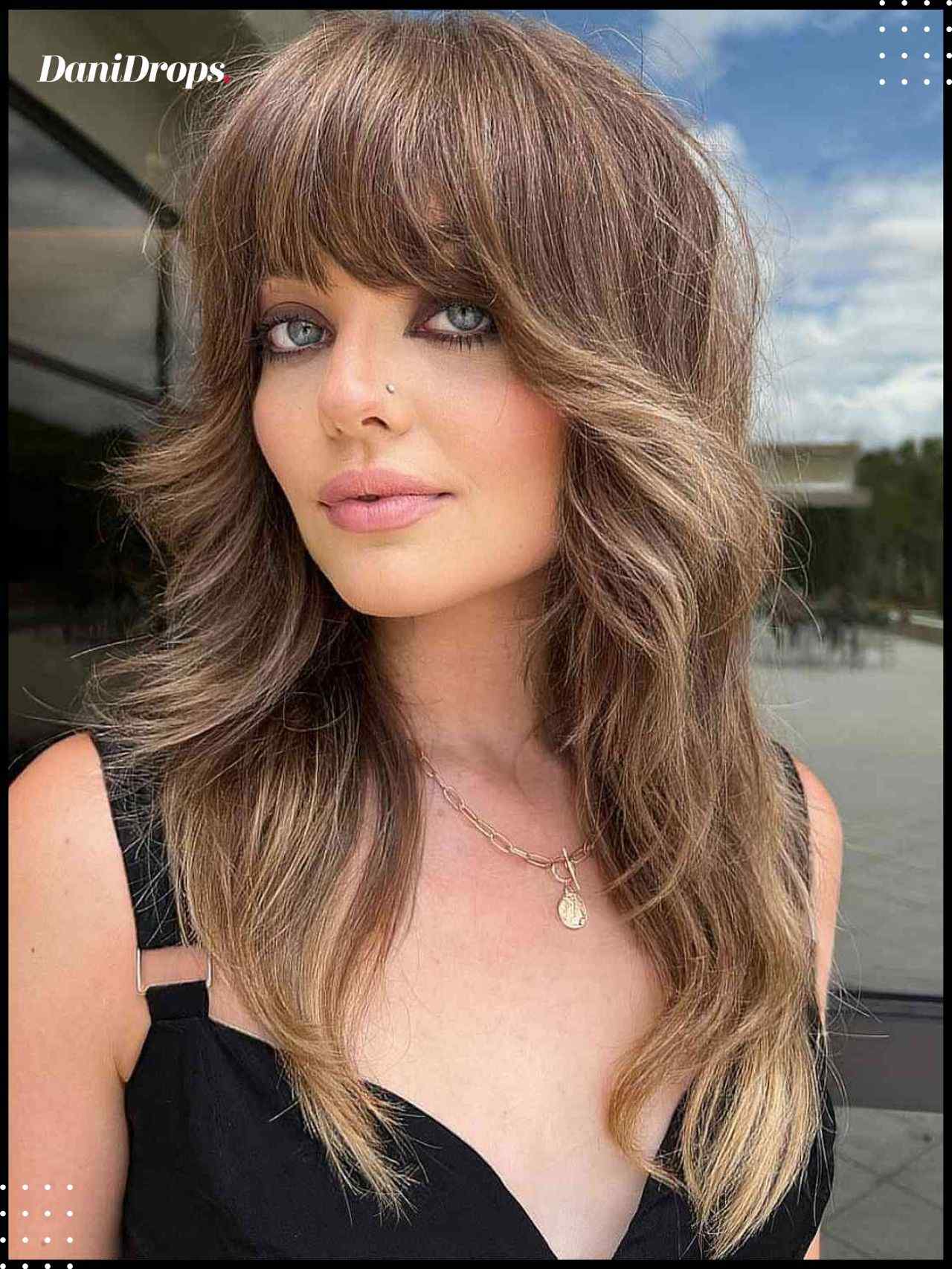 6 Cortes de cabelo Shaggy com franja belíssimos