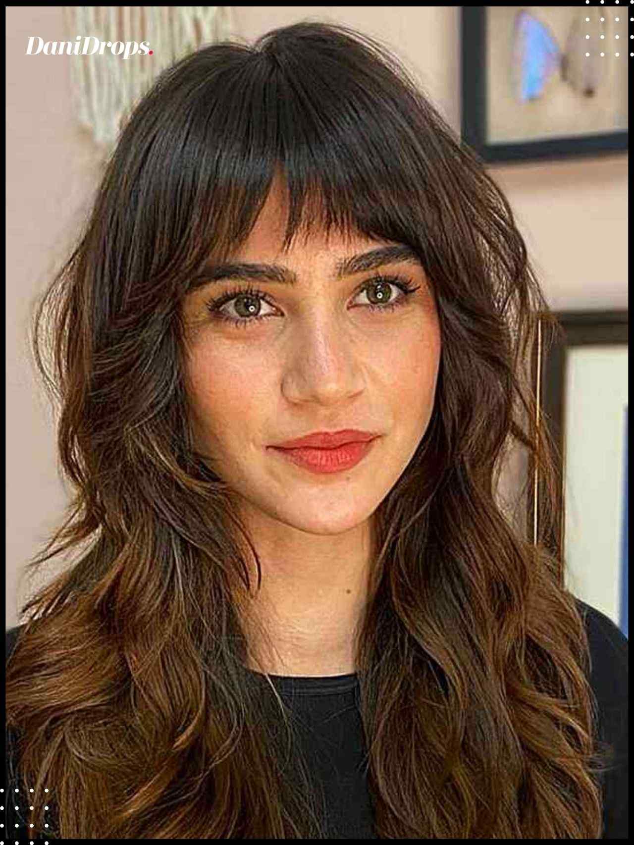 50 Shag Haircuts with Bangs : Mid-Length Messy Shag | Shaggy short hair,  Punk hair, Medium length hair styles