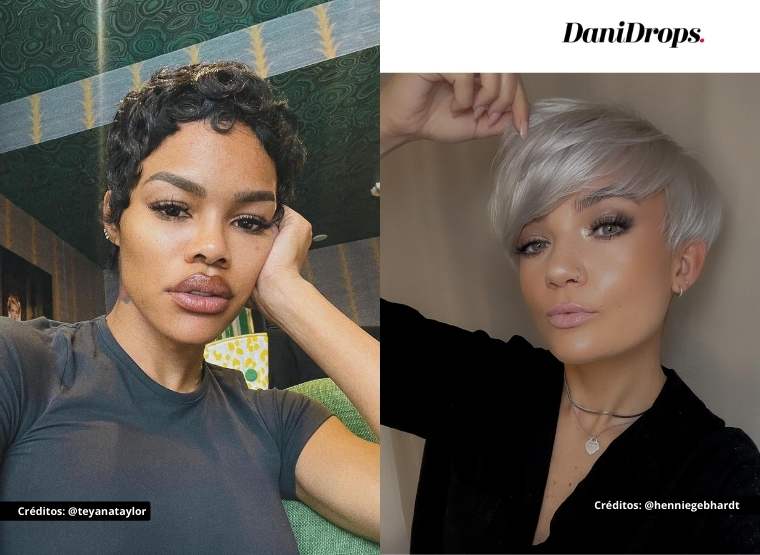13 Corte de cabelo Pixie cut Corte de cabelo Pixie cut
