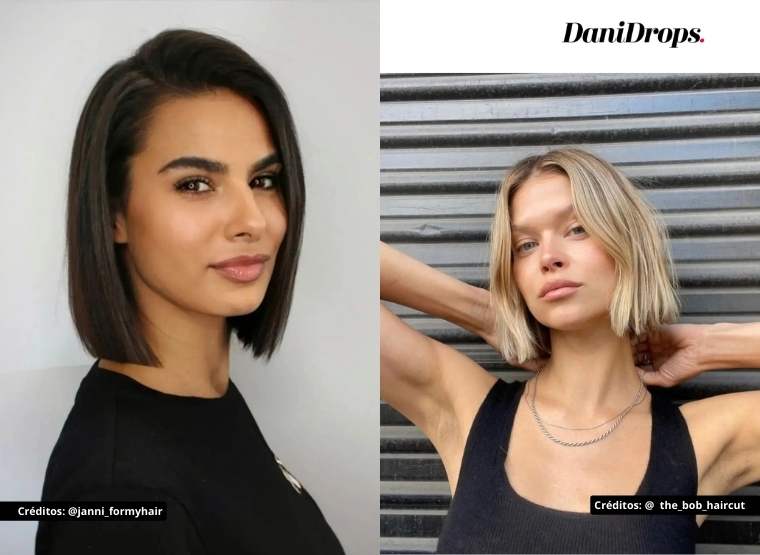 21 Corte de Cabelo Blunt Cut Corte de cabelo Blunt Cut
