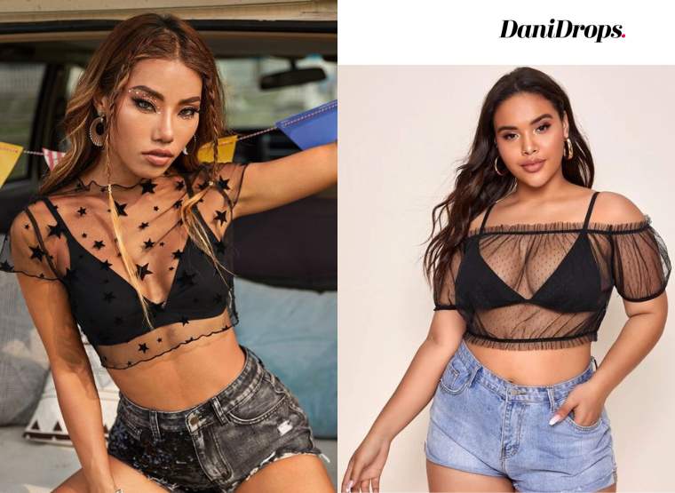 29 Cropped transparente Cropped transparente
