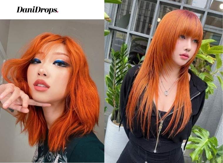 Red hair for Korean women