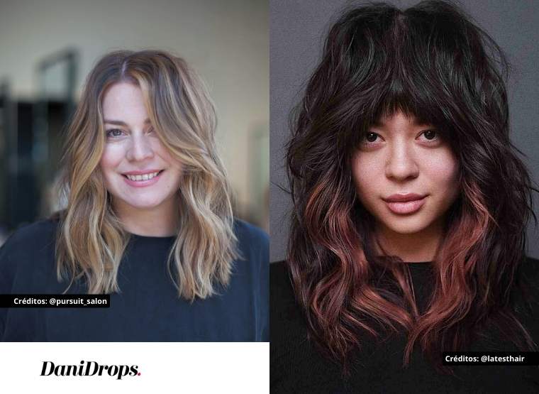 59 Corte de cabelo medio Corte de cabelo médio