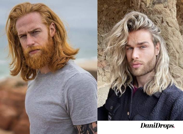 cheveux longs masculins