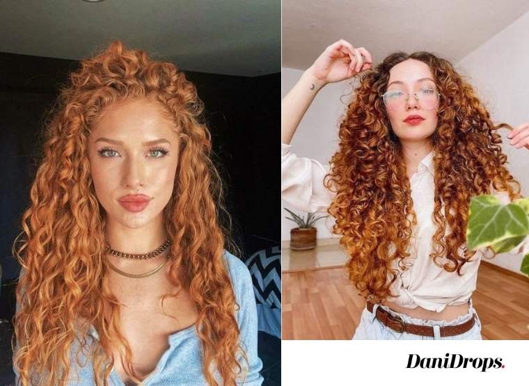 Long Red Curly Hair