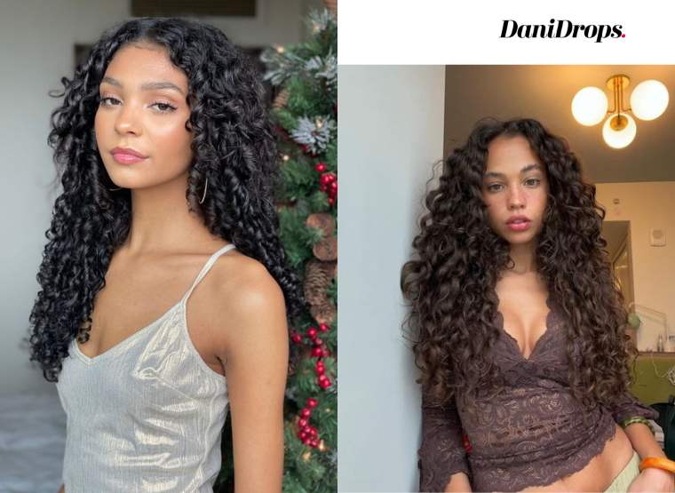 Long Curly Hair is easy to style