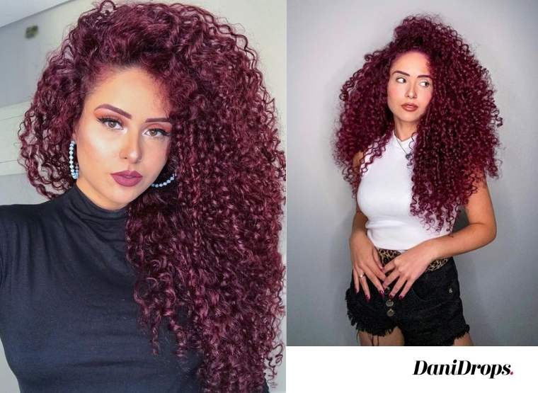 Red Long Curly Hair