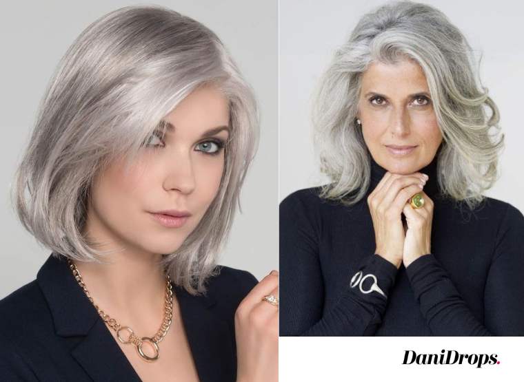 Taglio di capelli grigio Chanel