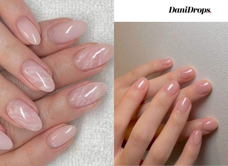 Tendencia de uñas decoradas en nude 2024