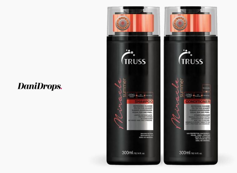 Melhor Shampoo e Condicionador Truss Miracle Summer 2024 – Veja como usar, para que serve e onde comprar