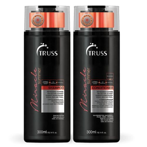 Kit Shampoo e Condicionador Truss Miracle Summer 300ml