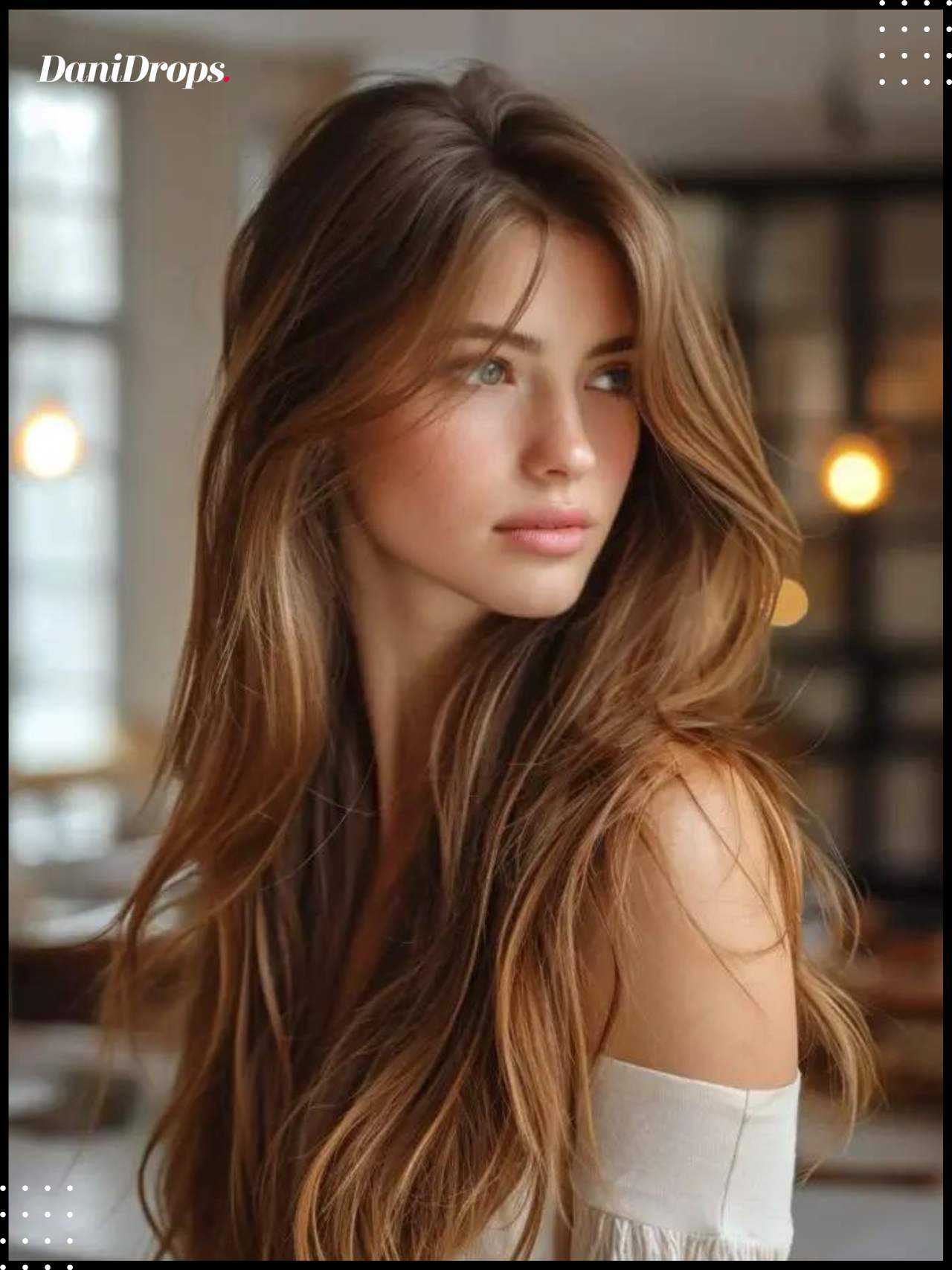 Balayage capelli castani 2024