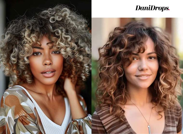 Balayage Curly Hair Trend 2024