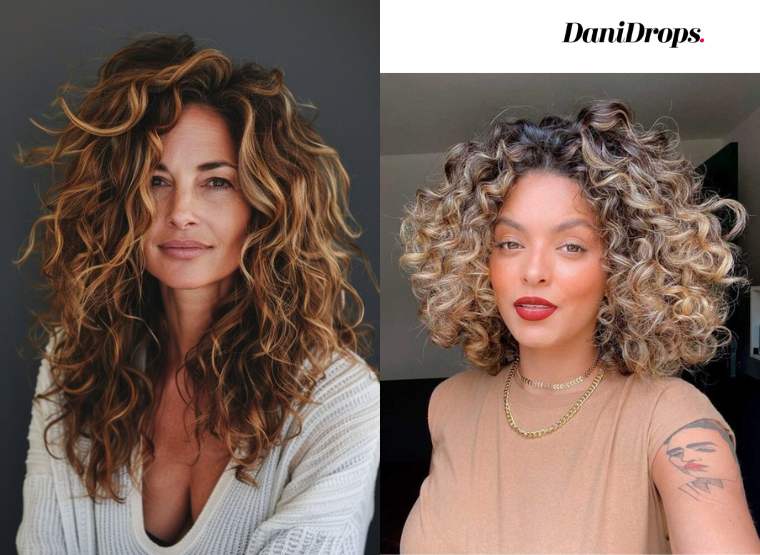 Balayage Curly Hair Trend 2024