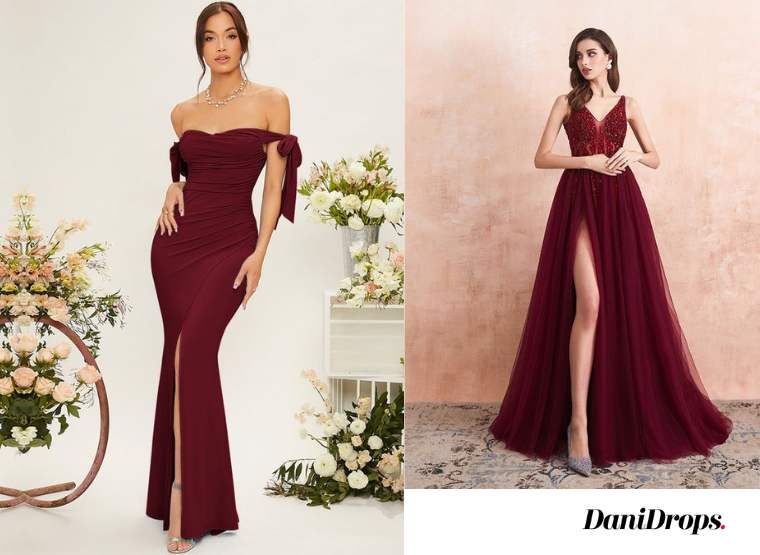 Marsala Bridesmaid Dress Trend 2024