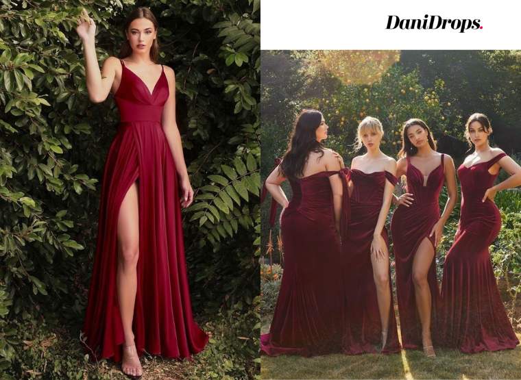 Tendenza abito da damigella d'onore Marsala 2024 – Più di 60 modelli a cui ispirarti