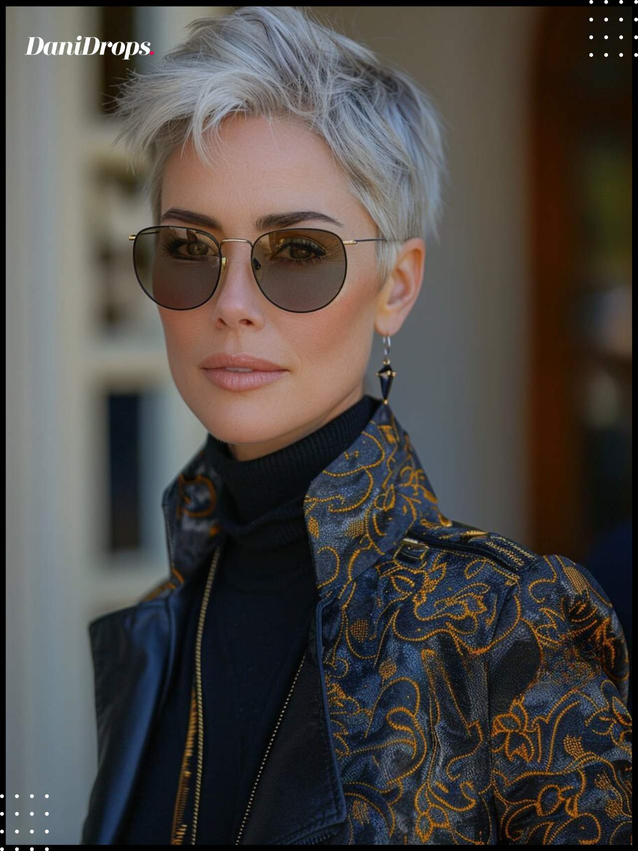 Gain 5 years less with these gray pixie cuts