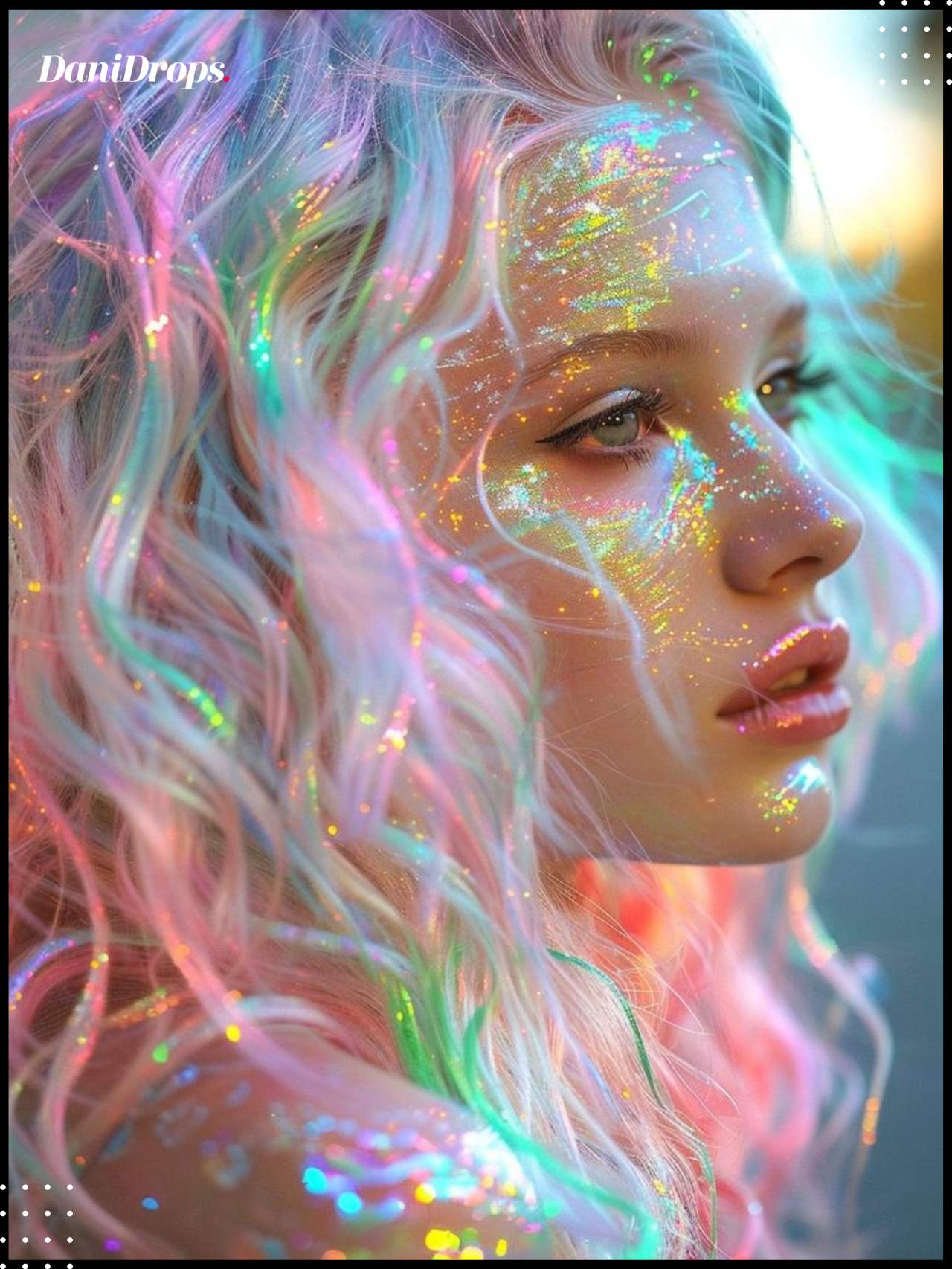 Holographic Hair: See 7 models of this social media trend