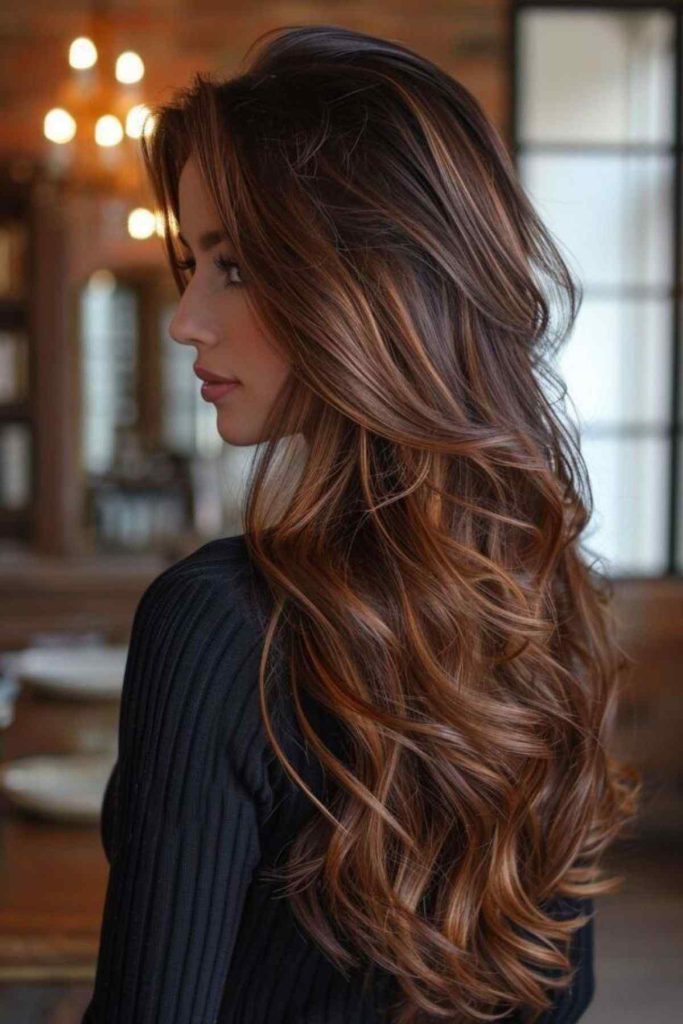 Cor de Cabelo Cabelo Morena Iluminada Avermelhado Cor de Cabelo Morena Iluminada Avermelhado