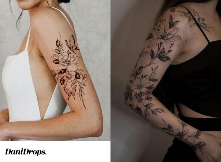 Tendenza tatuaggio braccio femminile 2024 – Scopri 75 ispirazioni per i tatuaggi braccio femminile