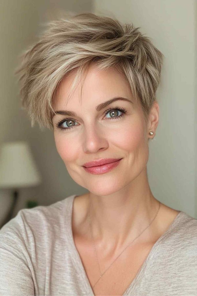 Coupe Pixie pour les femmes de plus de 40 ans Coupe Pixie pour les femmes de plus de 40 ans