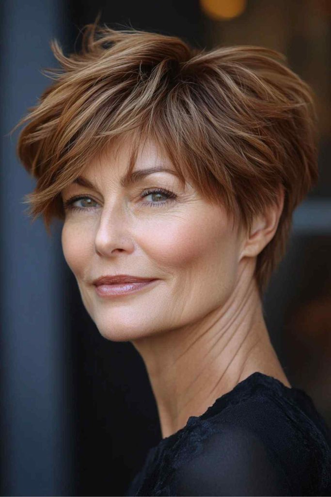 Coupe Pixie pour les femmes de plus de 60 ans Coupe Pixie pour les femmes de plus de 60 ans