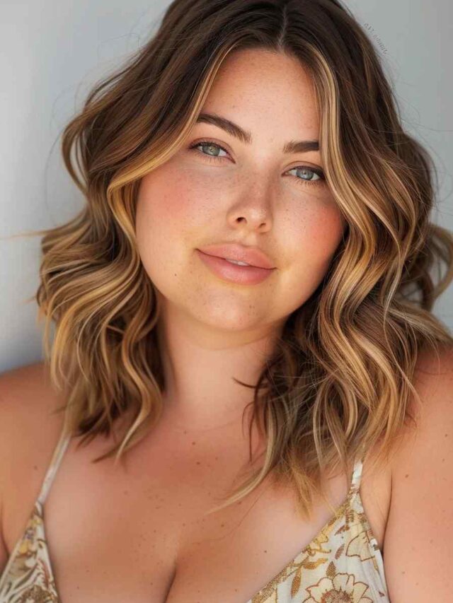 Sembra 5 anni più giovane con il colore dei capelli Balayage al caramello