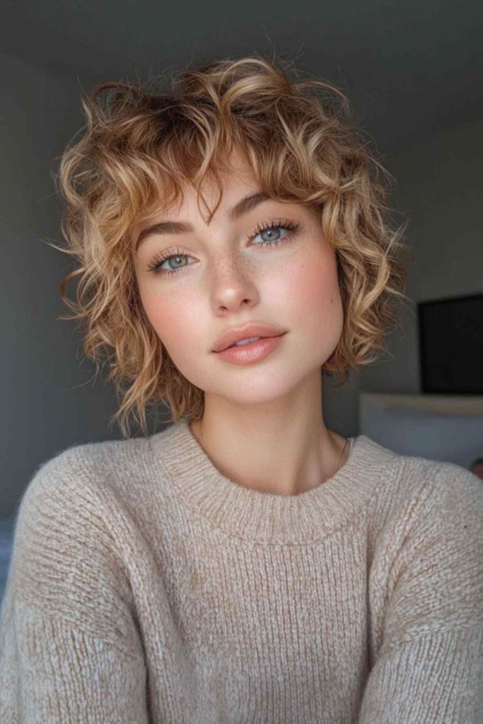 Taglio di capelli riccio Pixie Cut 3 Taglio di capelli riccio Pixie Cut