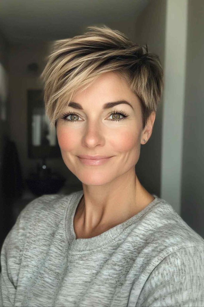 Taglio di capelli Pixie cut per donne over 50 10 Taglio di capelli Pixie cut per donne over 50