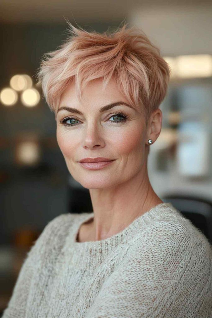 Taglio di capelli Pixie cut per donne over 50 12 Taglio di capelli Pixie cut per donne over 50