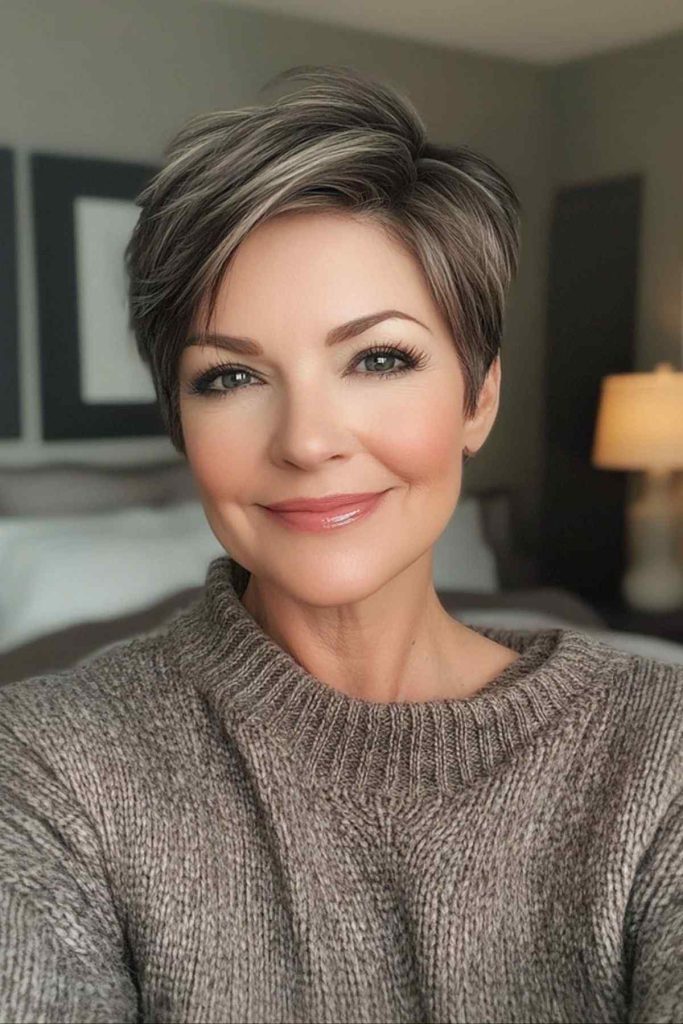 Taglio di capelli Pixie cut per donne over 50 13 Taglio di capelli Pixie cut per donne over 50