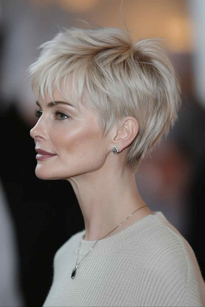 Taglio di capelli Pixie cut per donne over 50 18 Taglio di capelli Pixie cut per donne over 50