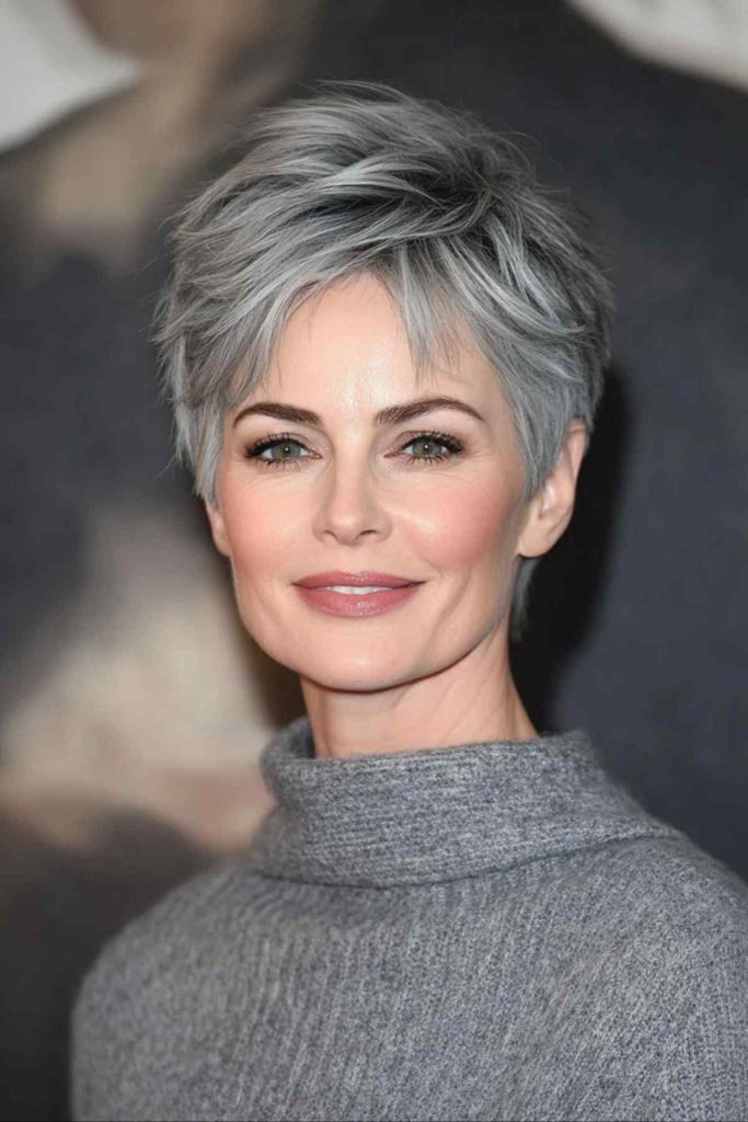 Taglio di capelli Pixie cut per donne over 50 22 Taglio di capelli Pixie cut per donne over 50