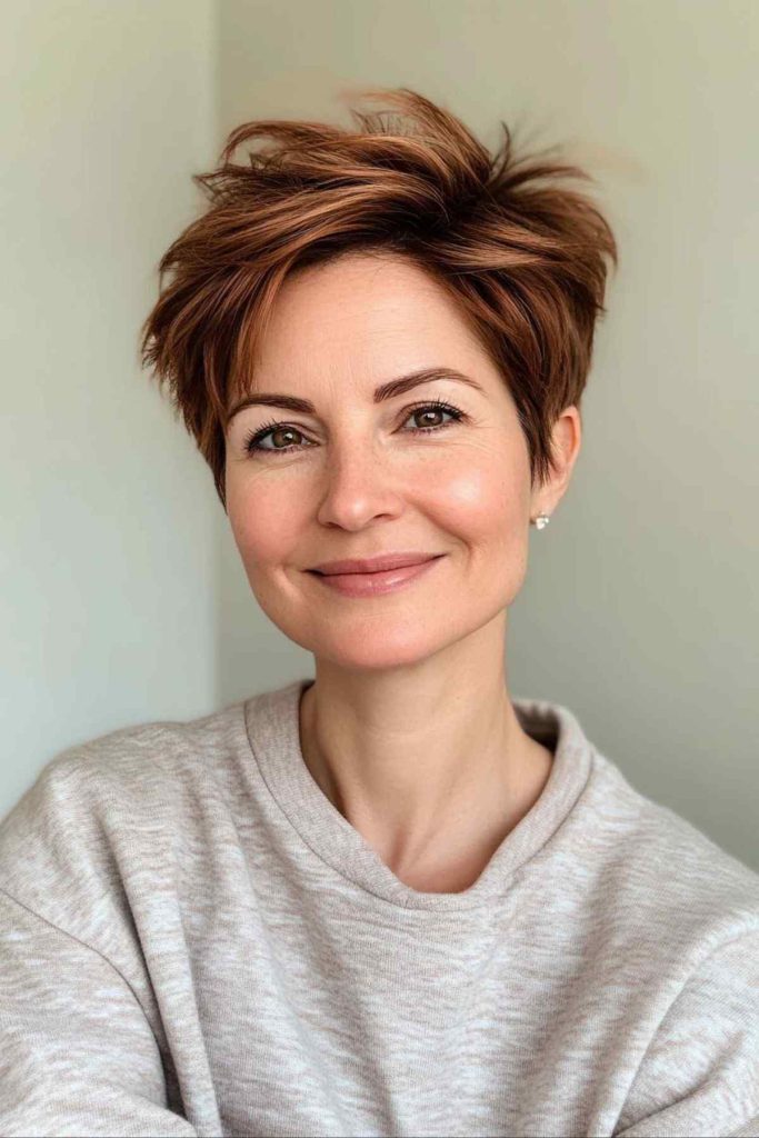 Taglio di capelli Pixie cut per donne over 50 24 Taglio di capelli Pixie cut per donne over 50