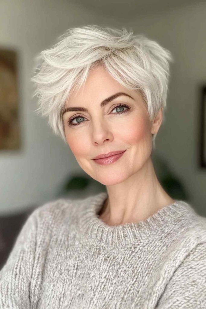 Taglio di capelli Pixie cut per donne over 50 27 Taglio di capelli Pixie cut per donne over 50