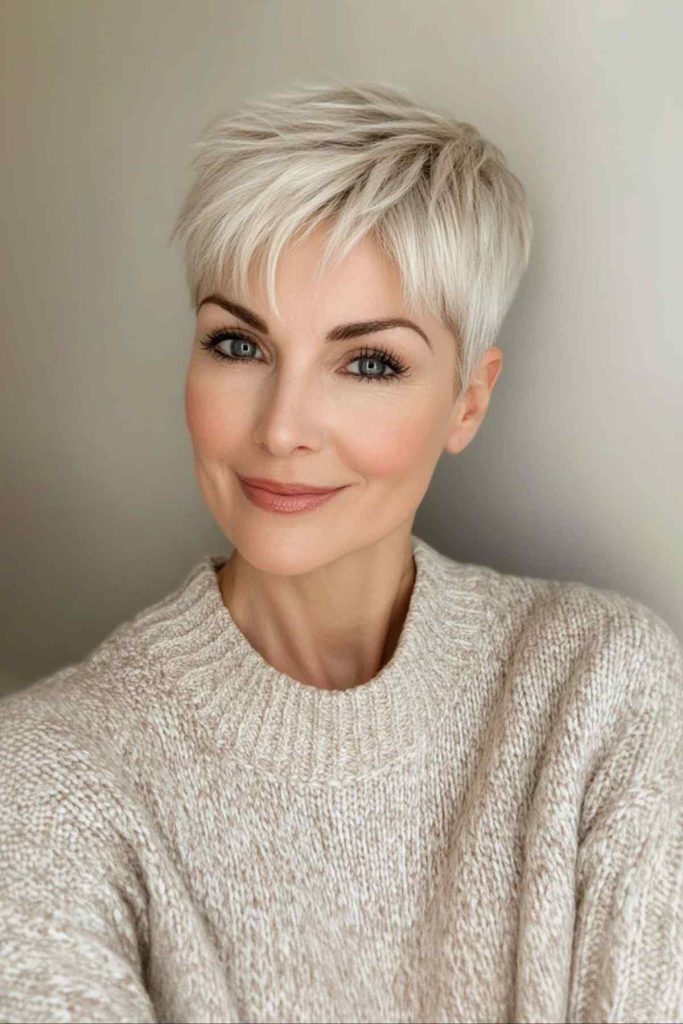Taglio di capelli Pixie cut per donne over 50 6 Taglio di capelli Pixie cut per donne over 50