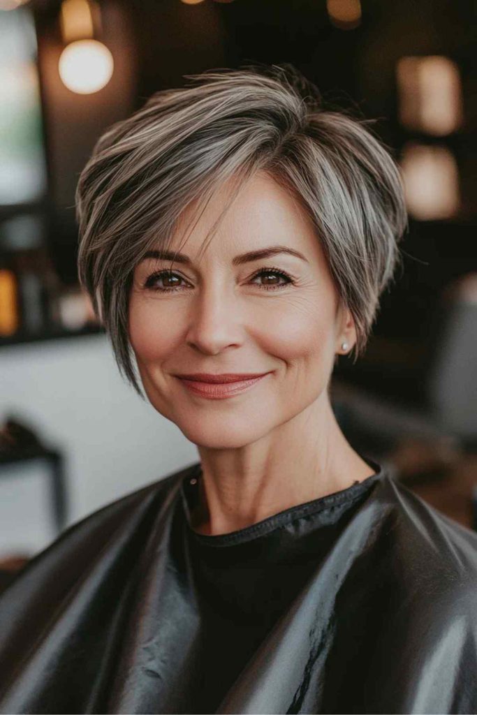 Pixie cut haircut for women over 40 Pixie cut haircut for women over 40