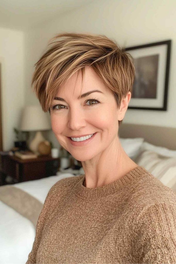 Pixie cut haircut for women over 40 25 Pixie cut haircut for women over 40