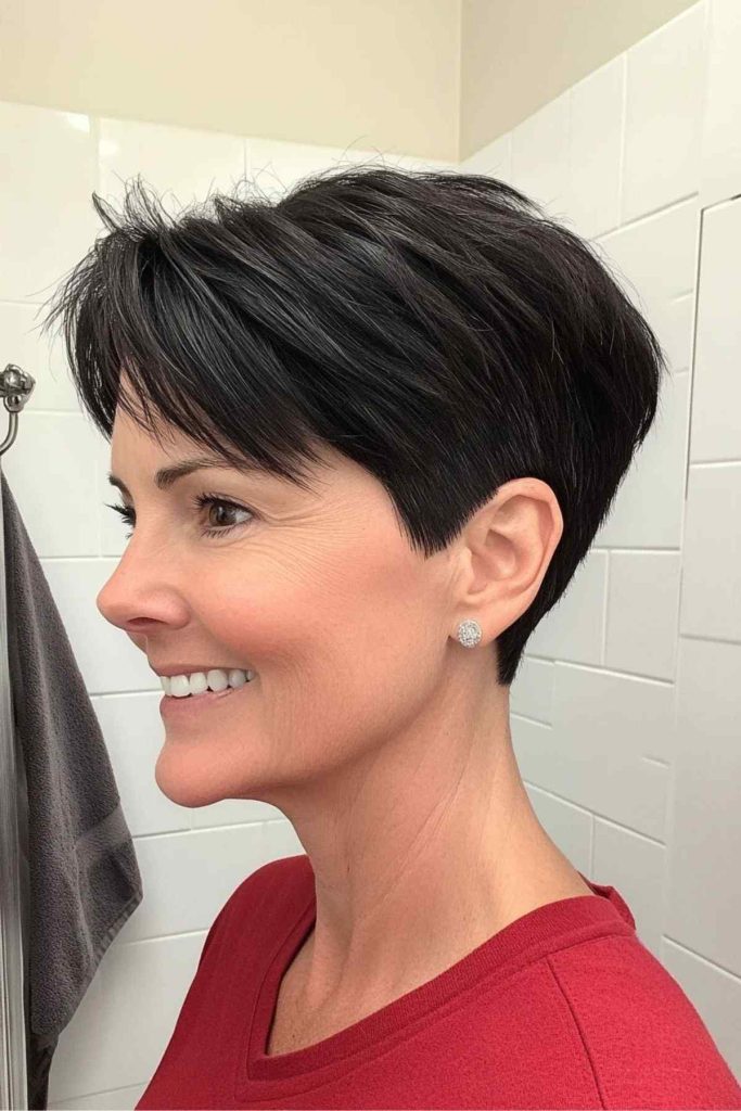 Pixie cut haircut for women over 40 5 Pixie cut haircut for women over 40
