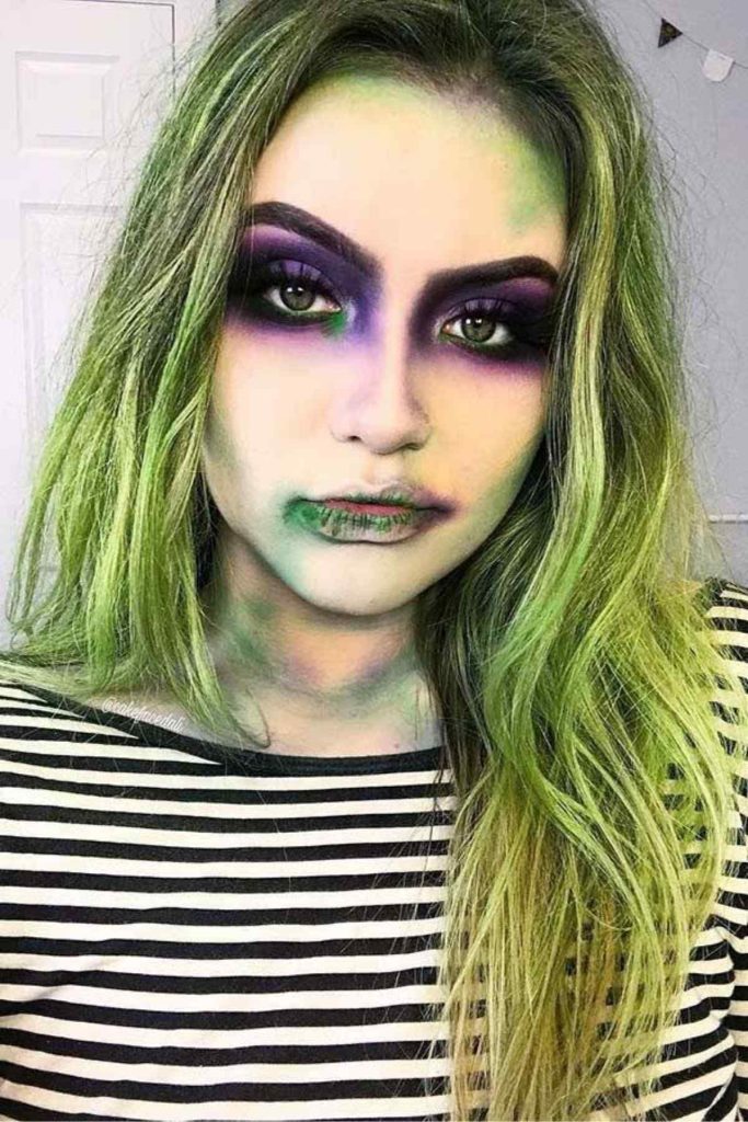 Il trucco di Halloween di Beetlejuice Il trucco di Halloween di Beetlejuice