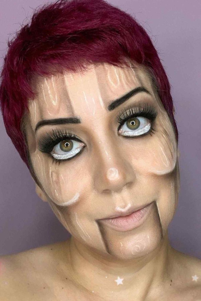 Trucco di Halloween per bambola ventriloquo Trucco di Halloween per bambola ventriloquo