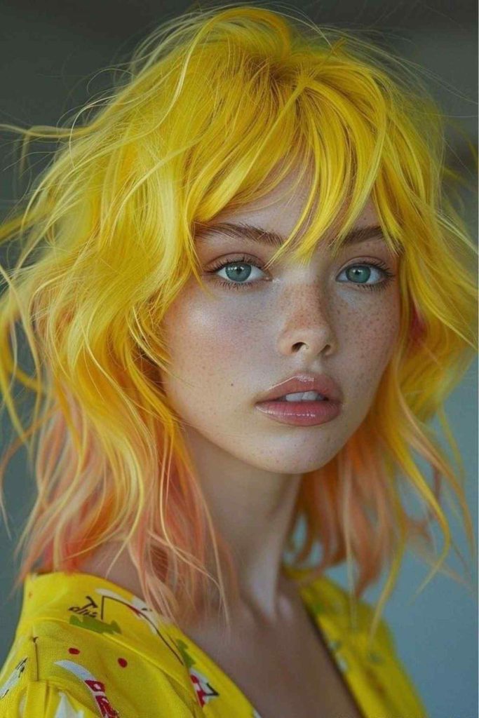 Yellow Hair Color Trend Yellow Hair Color Trend